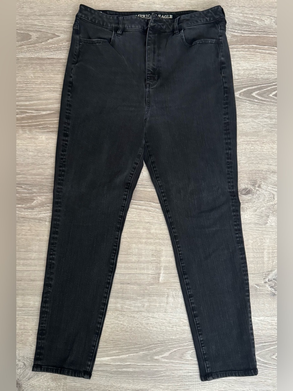 American Eagle Outfitters Black Skinny High-Rise Jeans - Women's